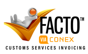 FACTO via conex™ is a tool that allows you to invoice customs clearance services automatically from customs declaration data